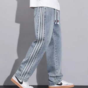 Denim Baggy Trouser (Ice Blue)
